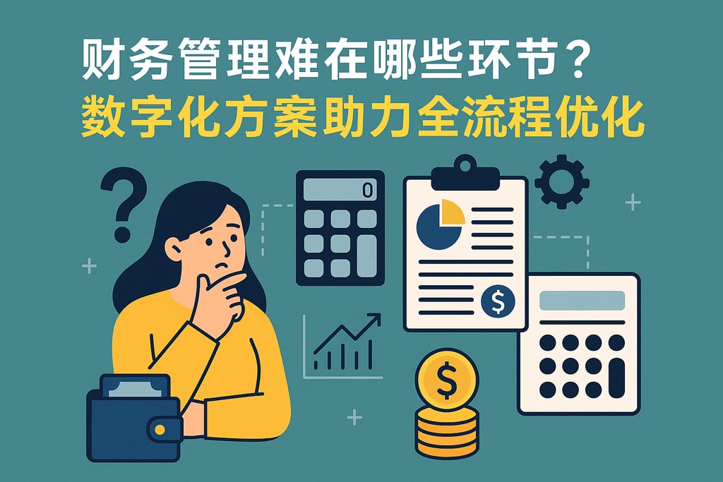 财务管理难在哪些环节？数字化方案助力全流程优化