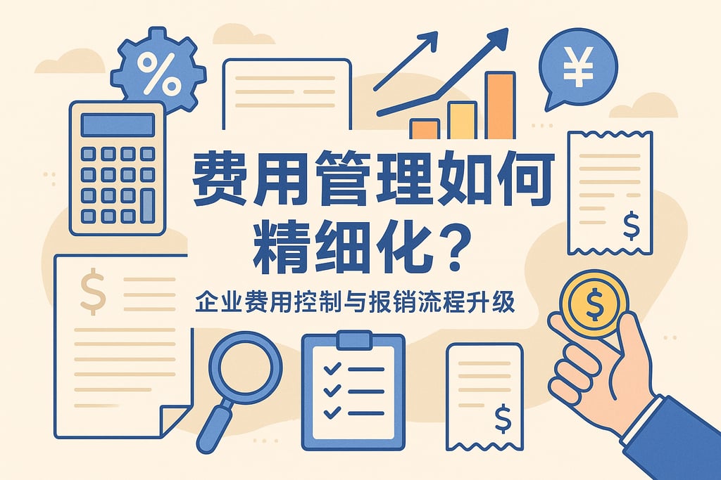 费用管理该如何精细化？企业费用控制与报销流程升级