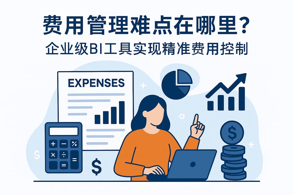 费用管理难点在哪里？企业级BI工具实现精准费用控制