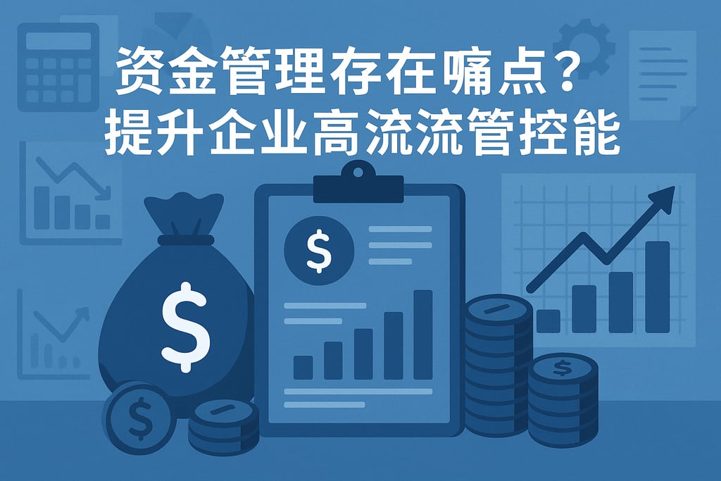 资金管理存在哪些痛点？提升企业现金流管控能力