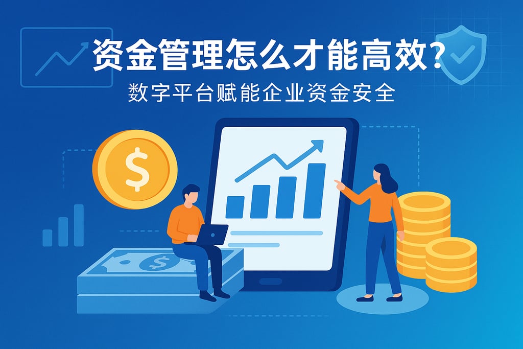 资金管理怎么才能高效？数字平台赋能企业资金安全