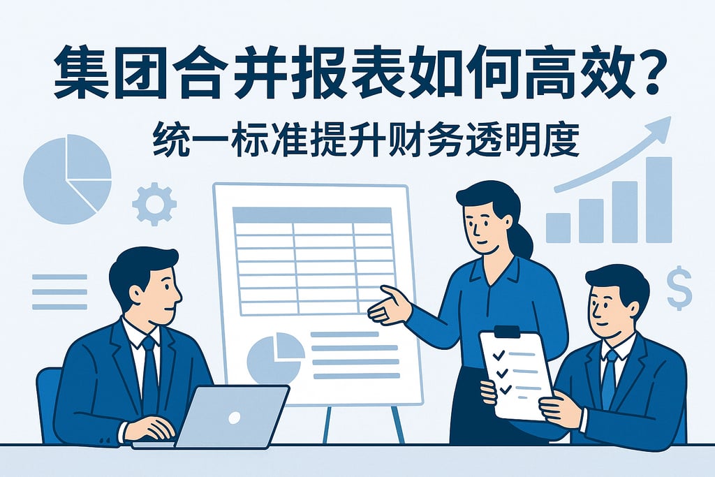 集团合并报表如何高效？统一标准提升财务透明度