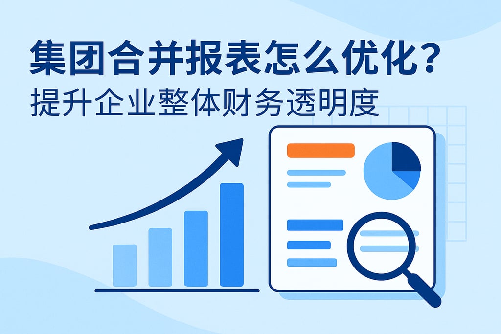 集团合并报表怎么优化？提升企业整体财务透明度