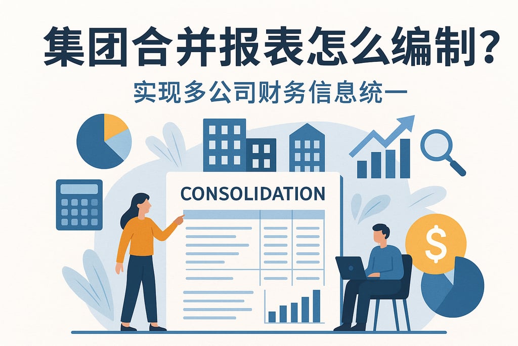 集团合并报表怎么编制？实现多公司财务信息统一