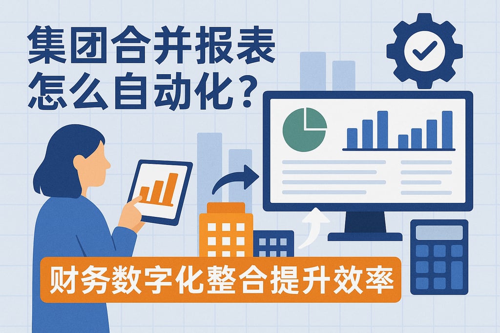集团合并报表怎么自动化？财务数字化整合提升效率