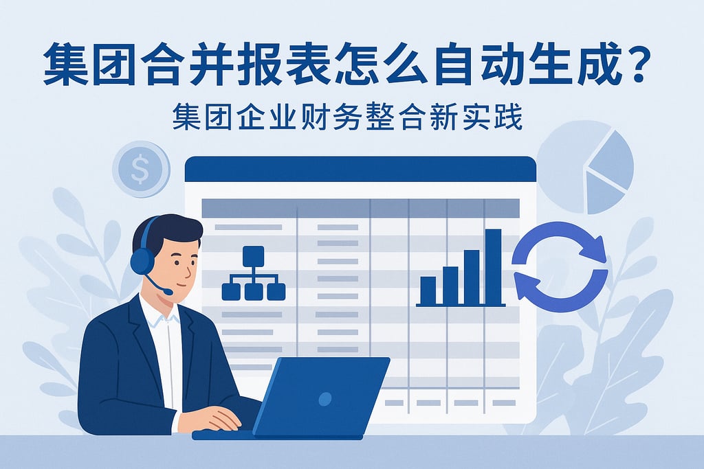 集团合并报表怎么自动生成？集团企业财务整合新实践