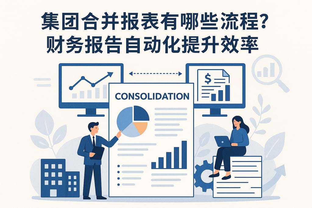 集团合并报表有哪些流程？财务报告自动化提升效率
