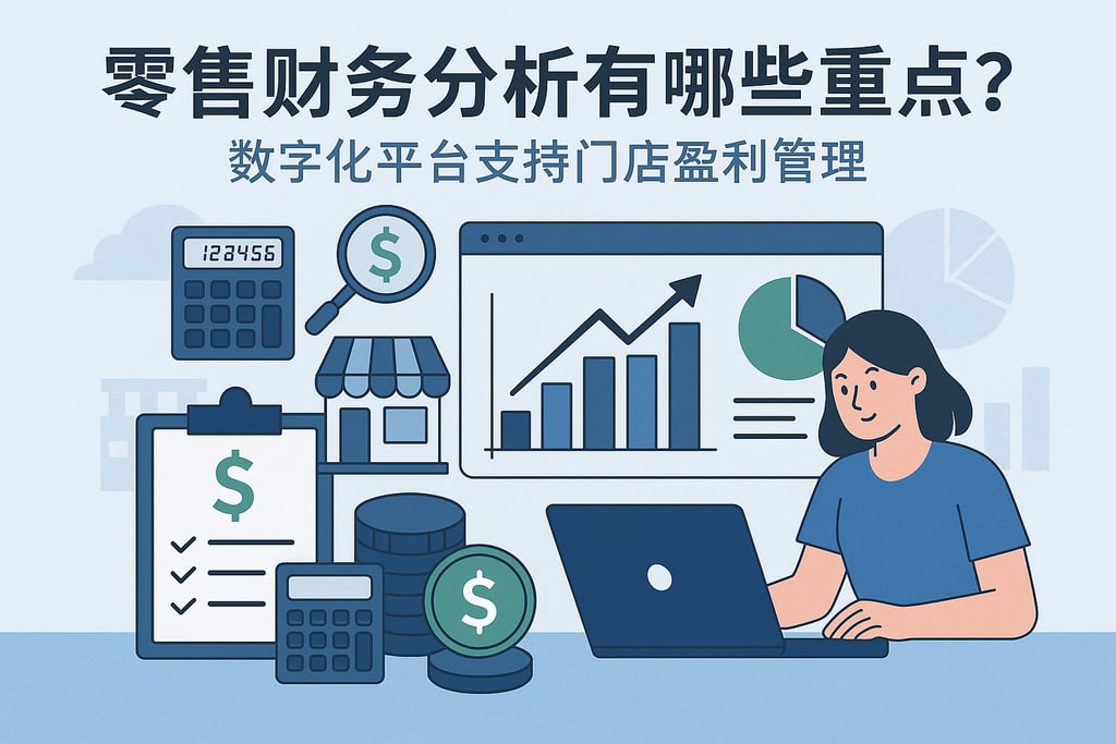 零售财务分析有哪些重点？数字化平台支持门店盈利管理
