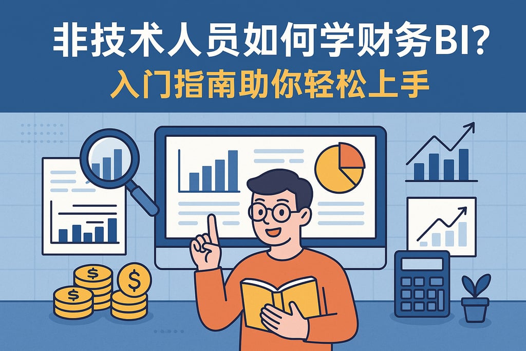 非技术人员如何学财务BI？入门指南助你轻松上手