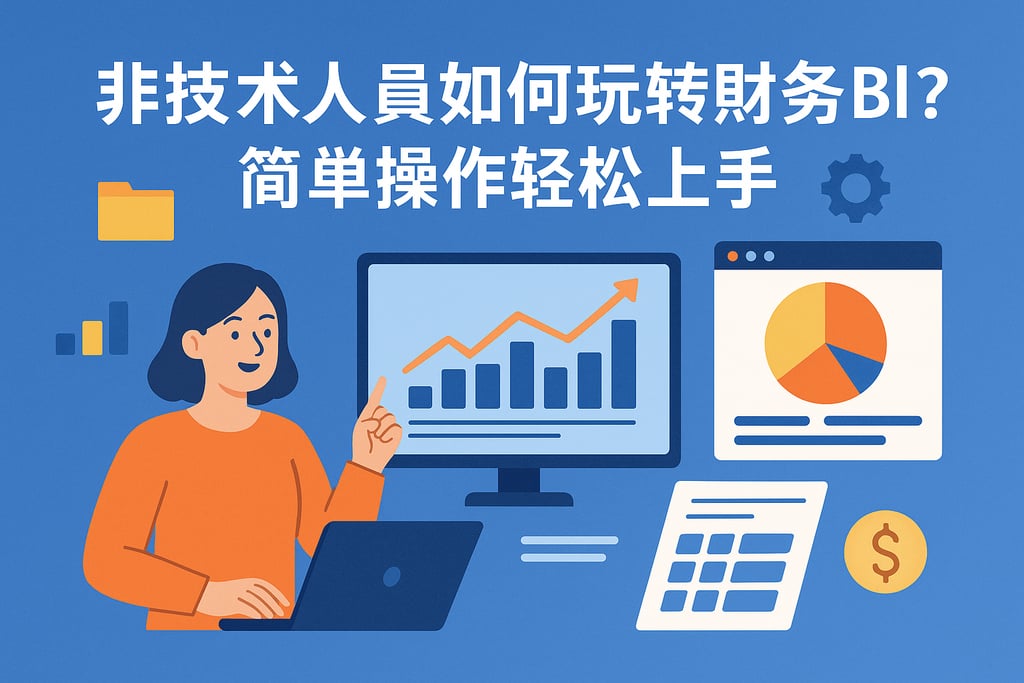 非技术人员如何玩转财务BI？简单操作轻松上手