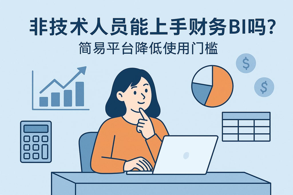 非技术人员能上手财务BI吗？简易平台降低使用门槛