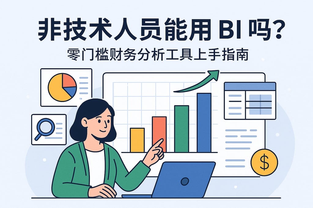非技术人员能用BI吗？零门槛财务分析工具上手指南