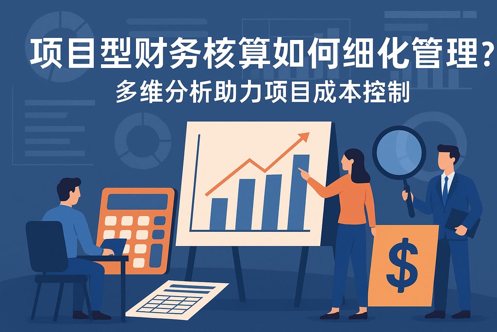 项目型财务核算如何细化管理？多维分析助力项目成本控制