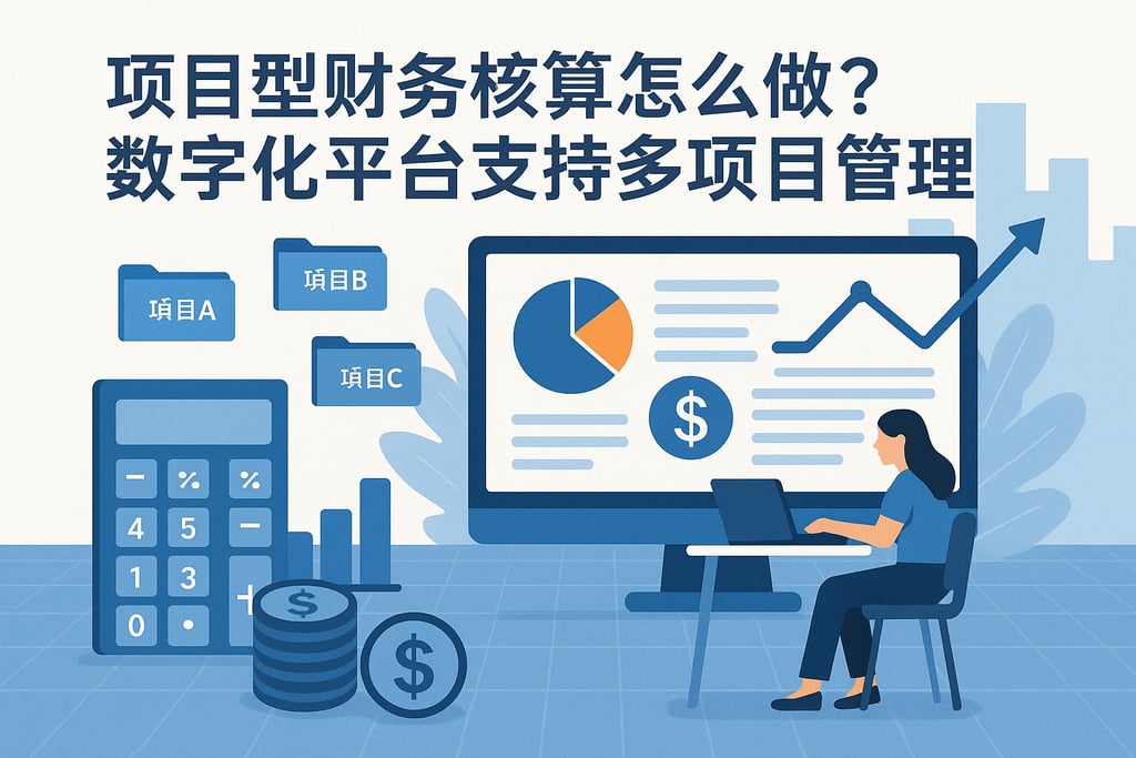 项目型财务核算怎么做？数字化平台支持多项目管理