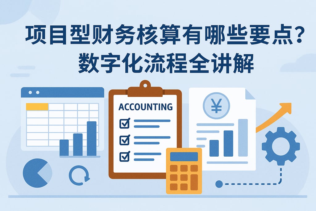 项目型财务核算有哪些要点？数字化流程全讲解