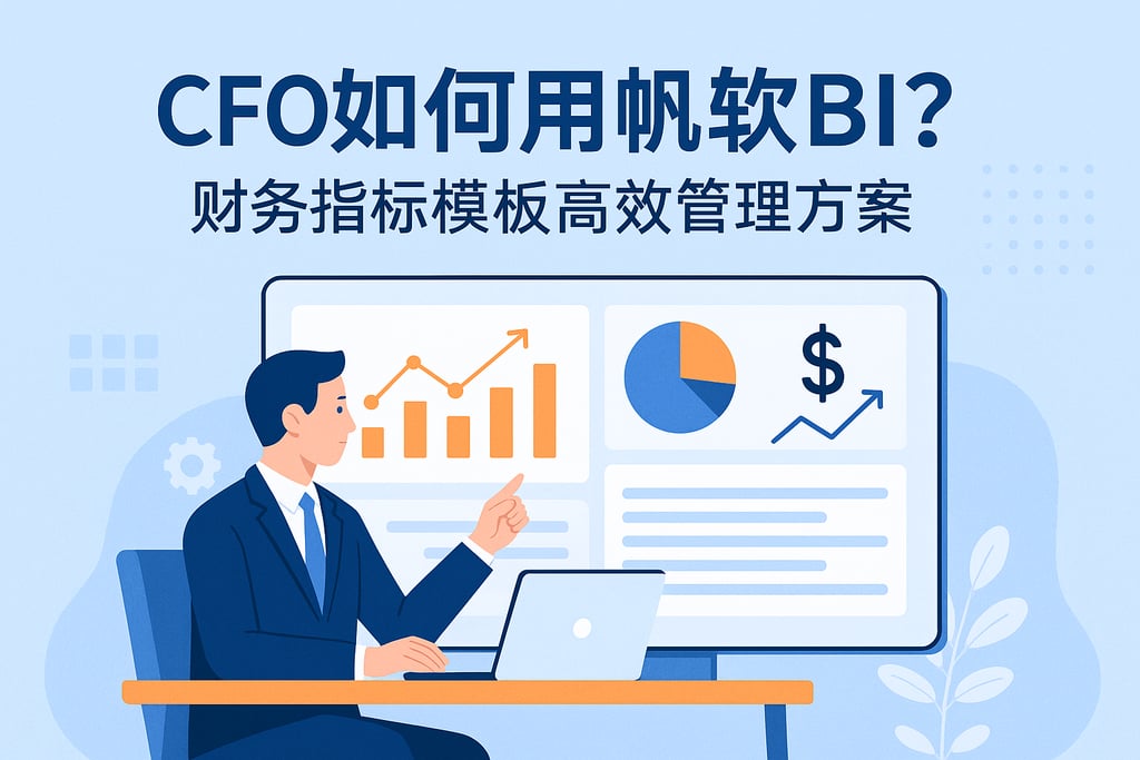 CFO如何用帆软BI？财务指标模板高效管理方案