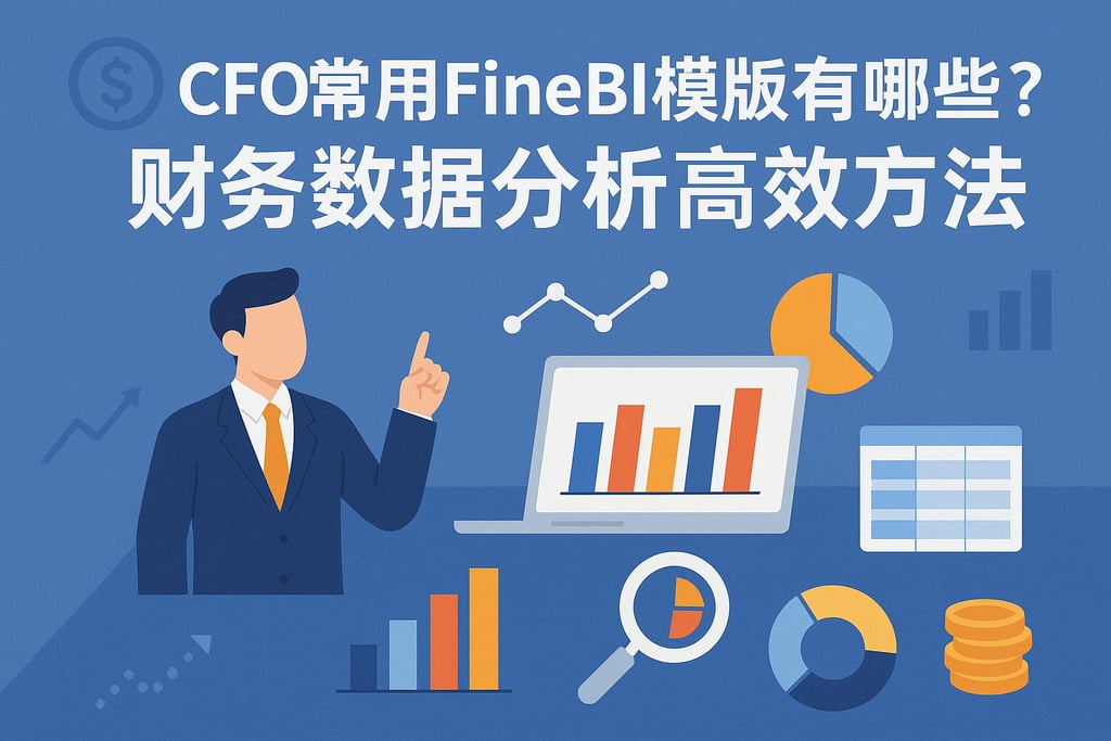CFO常用FineBI模板有哪些？财务数据分析高效方法