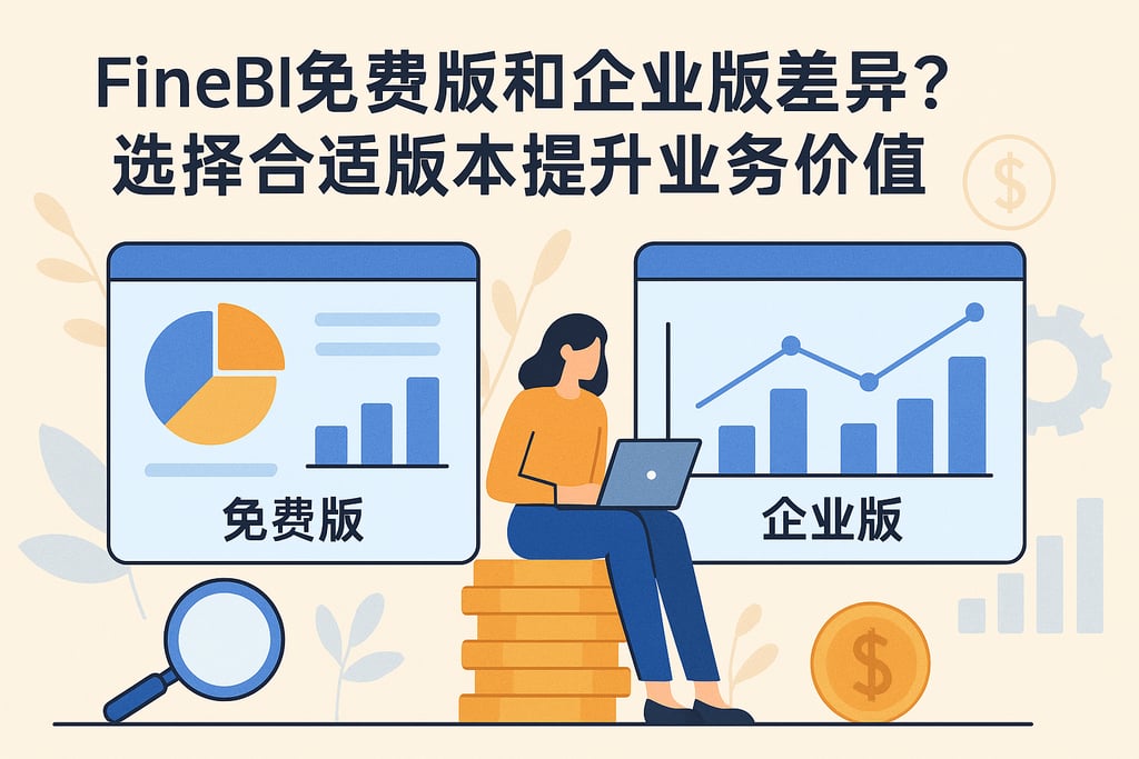 FineBI免费版和企业版差异？选择合适版本提升业务价值