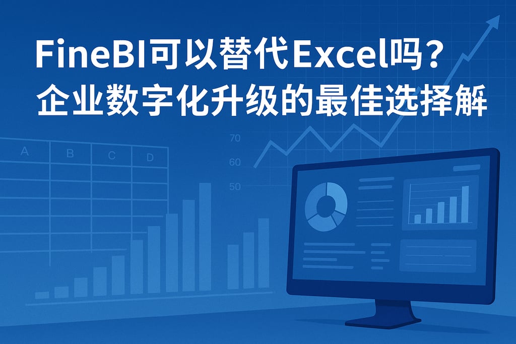 FineBI可以替代Excel吗？企业数字化升级的最佳选择解析