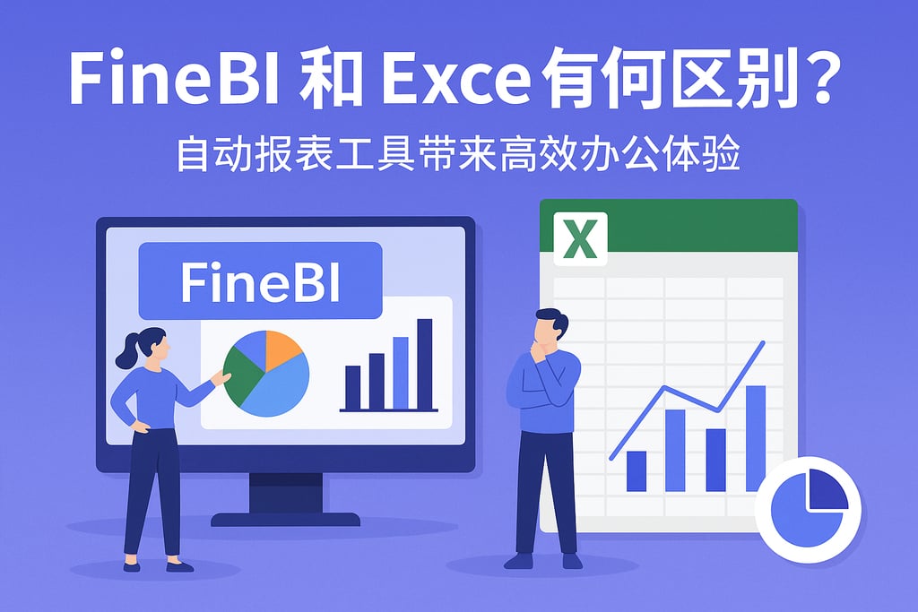 FineBI和Excel有何区别？自动报表工具带来高效办公体验