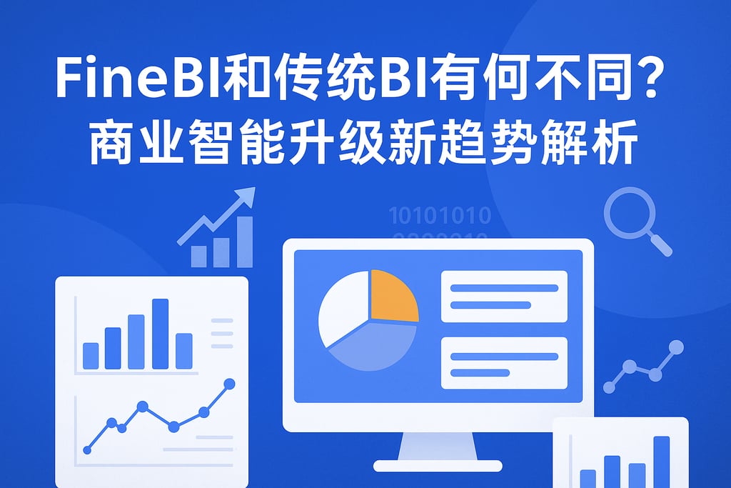FineBI和传统BI有何不同？商业智能升级新趋势解析