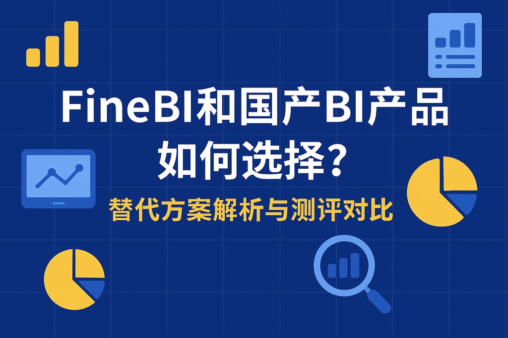 FineBI和国产BI产品如何选择？替代方案解析与测评对比