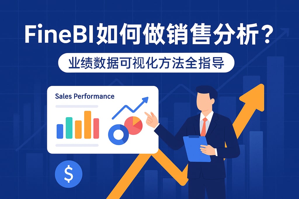 FineBI如何做销售分析？业绩数据可视化方法全指导