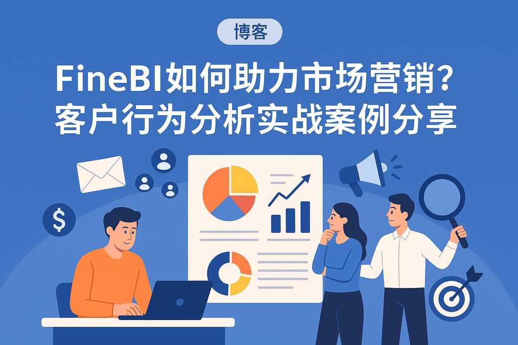 FineBI如何助力市场营销？客户行为分析实战案例分享