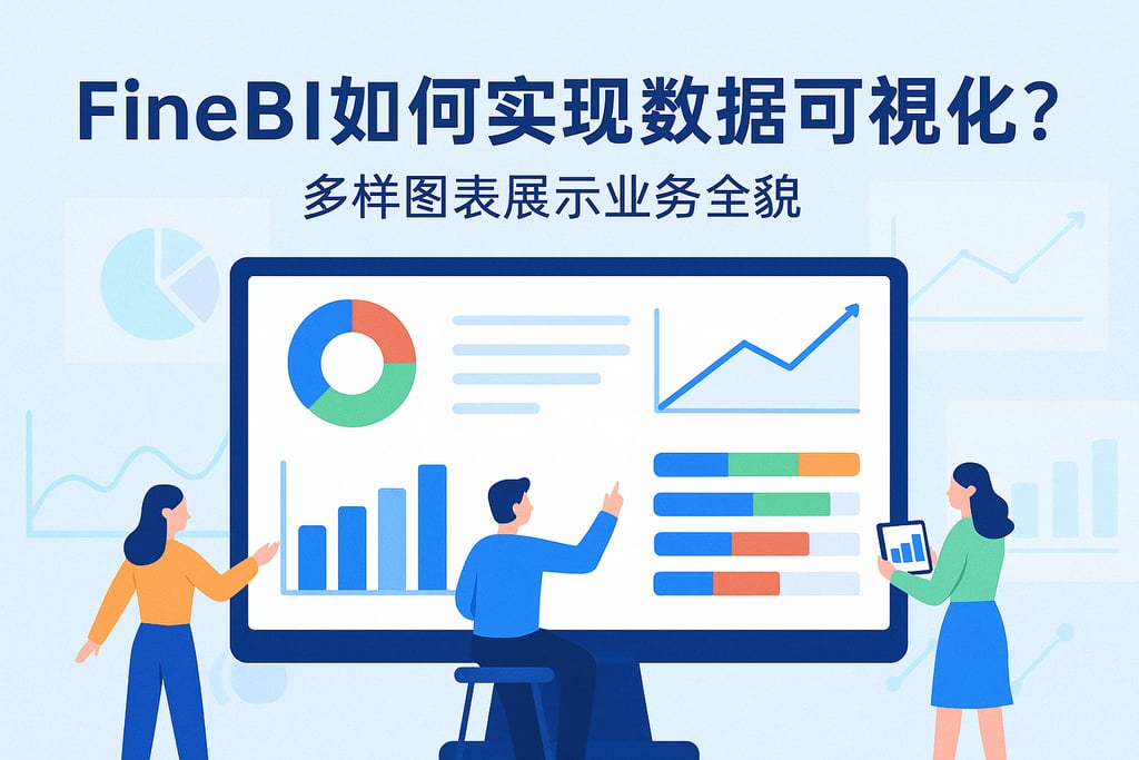 FineBI如何实现数据可视化？多样图表展示业务全貌
