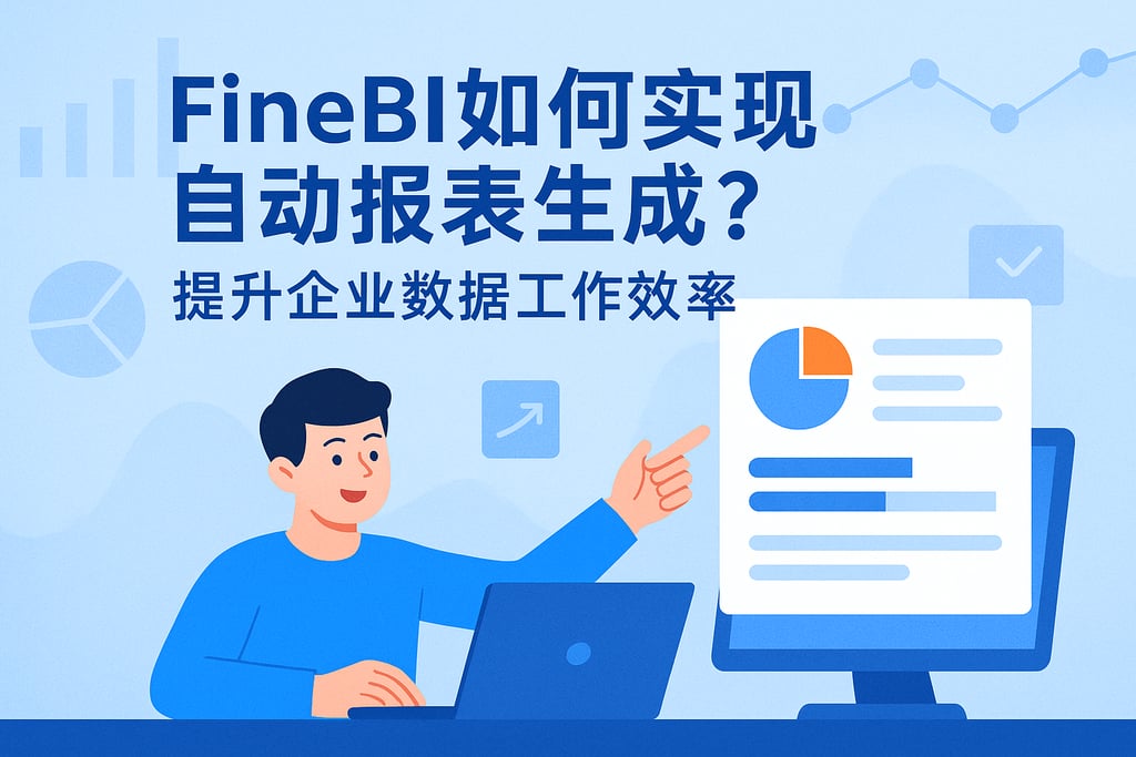 FineBI如何实现自动报表生成？提升企业数据工作效率