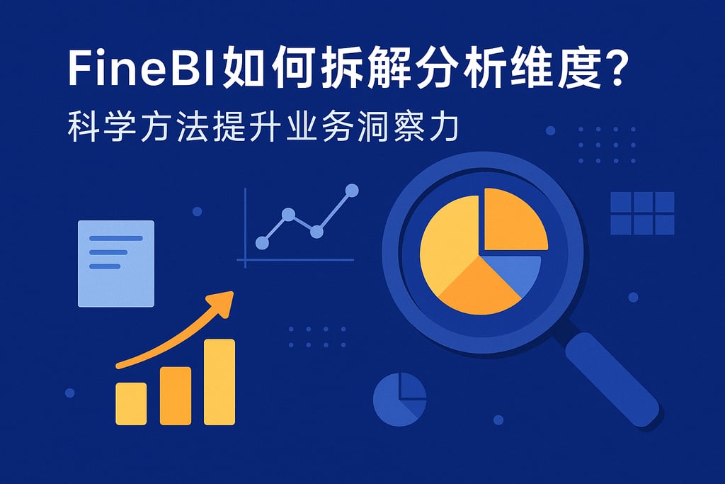 FineBI如何拆解分析维度？科学方法提升业务洞察力