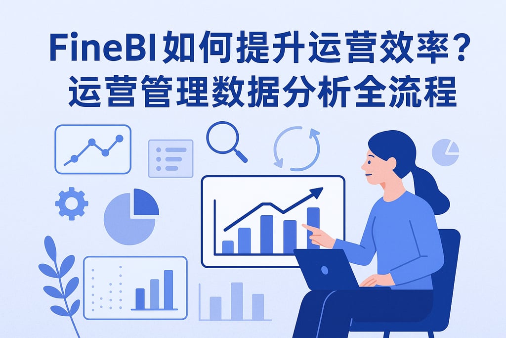 FineBI如何提升运营效率？运营管理数据分析全流程