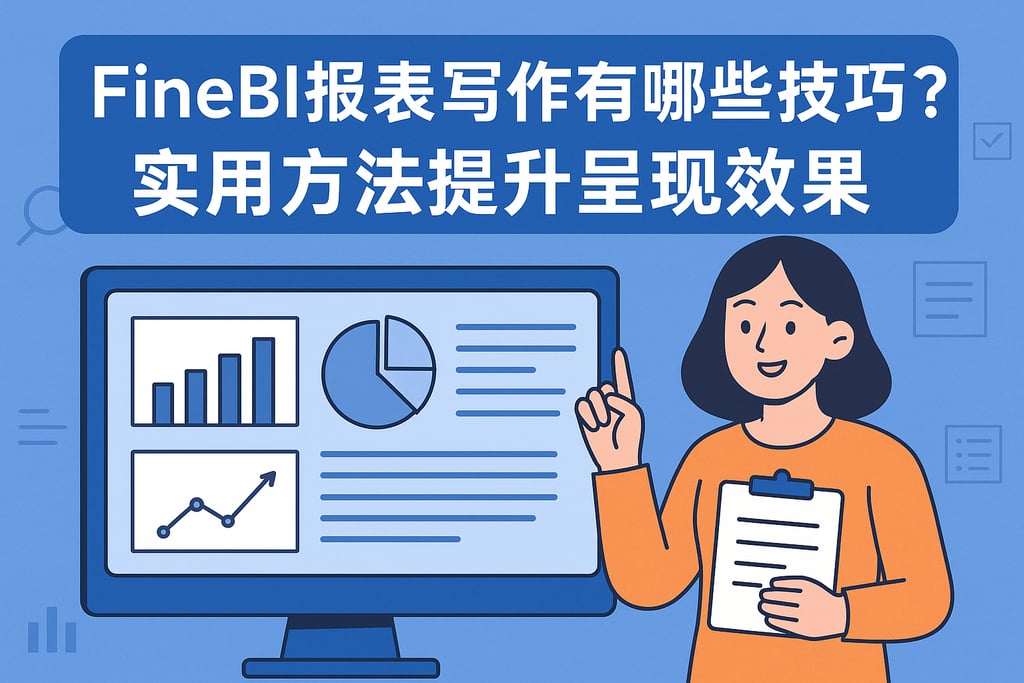 FineBI报表写作有哪些技巧？实用方法提升呈现效果