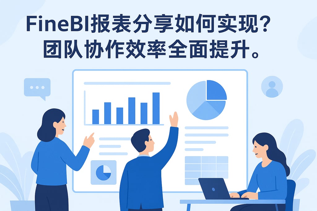 FineBI报表分享如何实现？团队协作效率全面提升。