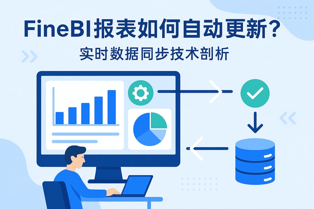 FineBI报表如何自动更新？实时数据同步技术剖析