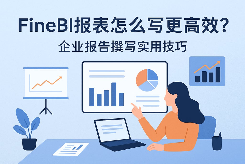 FineBI报表怎么写更高效？企业报告撰写实用技巧