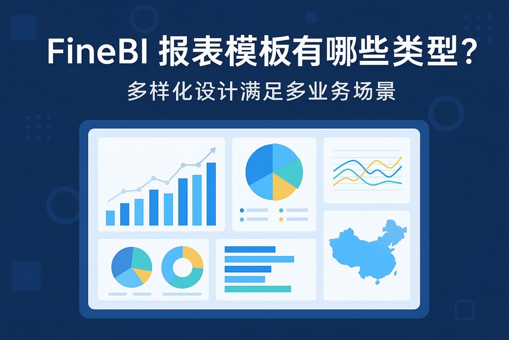 FineBI报表模板有哪些类型？多样化设计满足多业务场景