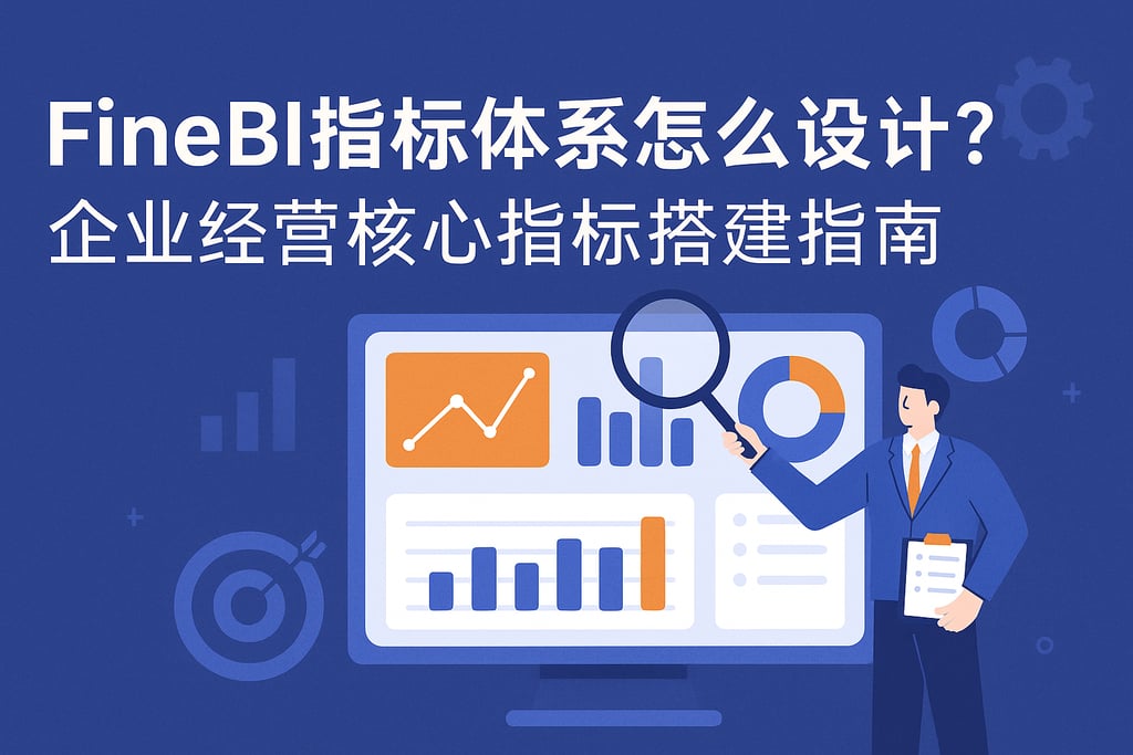 FineBI指标体系怎么设计？企业经营核心指标搭建指南