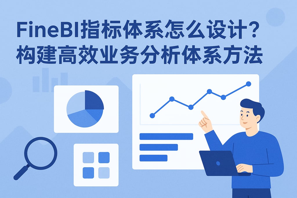 FineBI指标体系怎么设计？构建高效业务分析体系方法