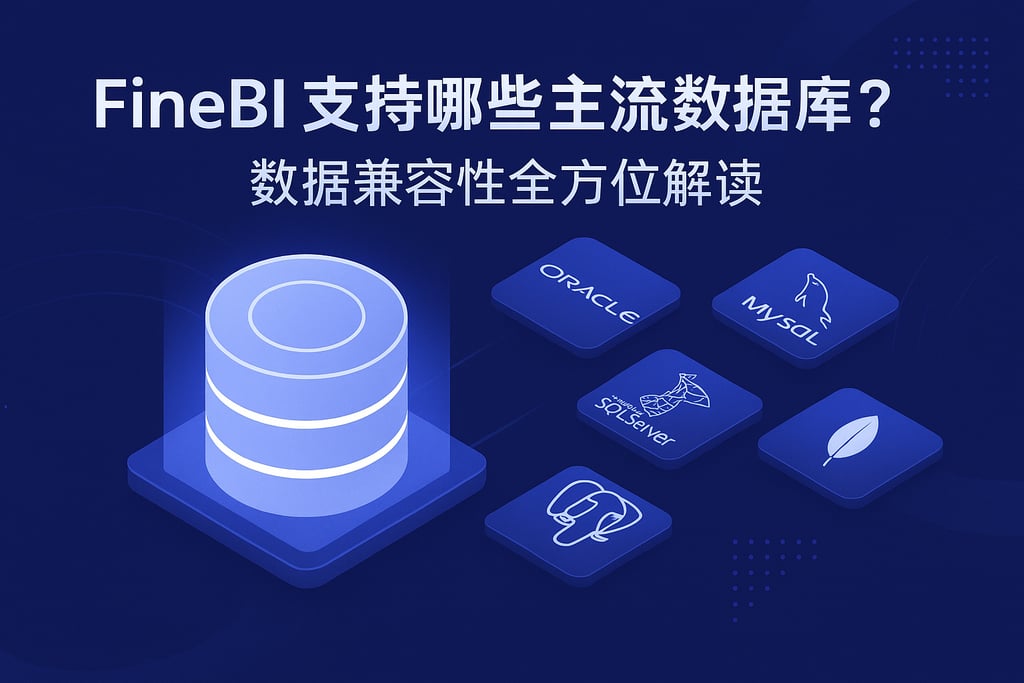 FineBI支持哪些主流数据库？数据兼容性全方位解读