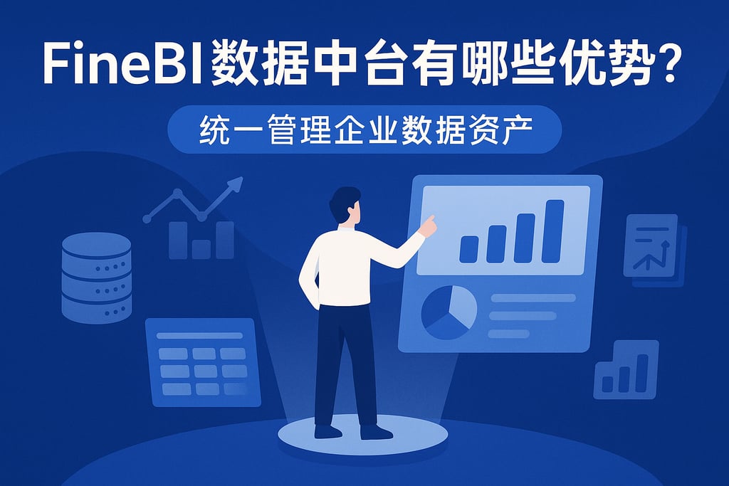 FineBI数据中台有哪些优势？统一管理企业数据资产