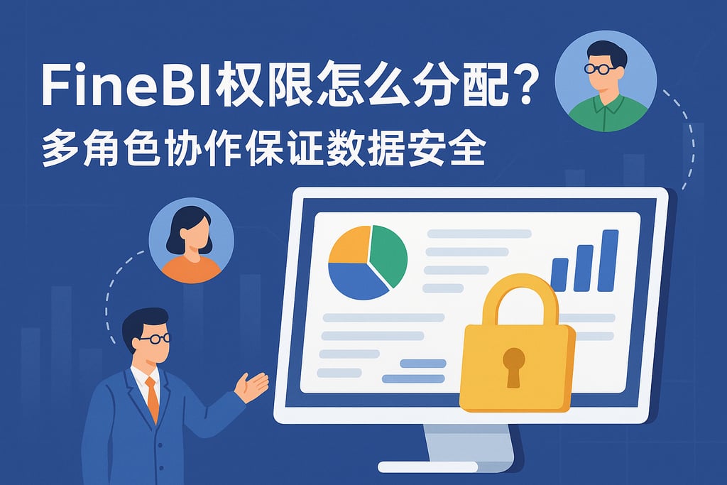 FineBI权限怎么分配？多角色协作保证数据安全