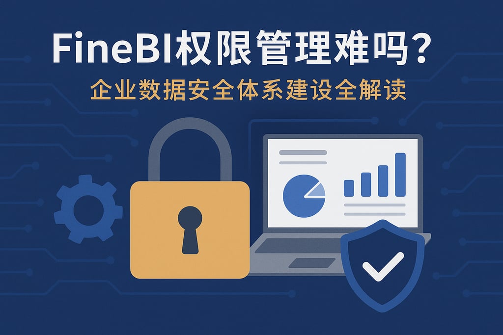 FineBI权限管理难吗？企业数据安全体系建设全解读