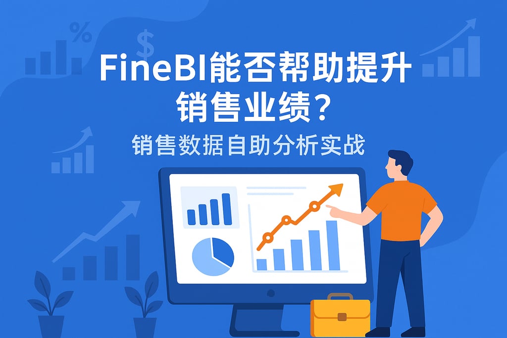 FineBI能否帮助提升销售业绩？销售数据自助分析实战