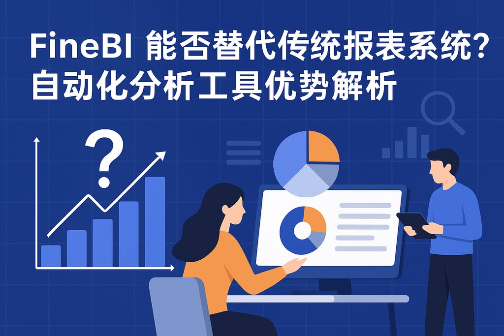 FineBI能否替代传统报表系统？自动化分析工具优势解析