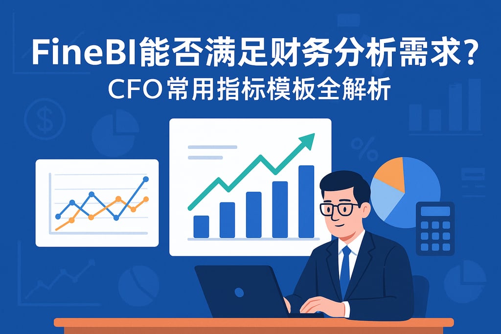 FineBI能否满足财务分析需求？CFO常用指标模板全解析