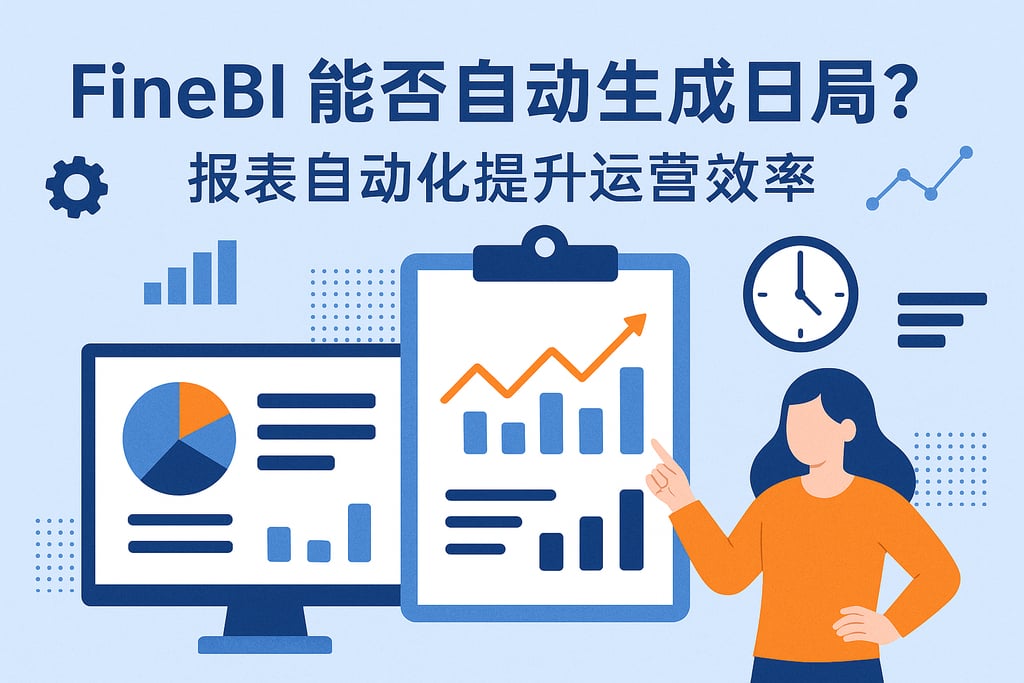 FineBI能否自动生成日报？报表自动化提升运营效率