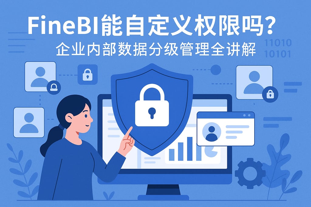 FineBI能自定义权限吗？企业内部数据分级管理全讲解