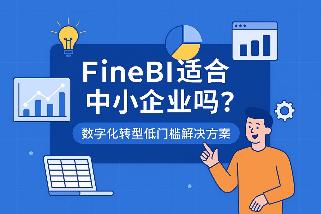 FineBI适合中小企业吗？数字化转型低门槛解决方案