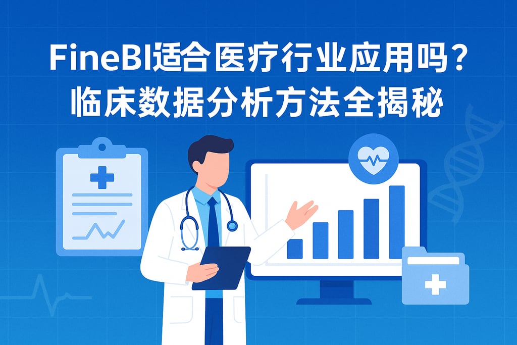 FineBI适合医疗行业应用吗？临床数据分析方法全揭秘